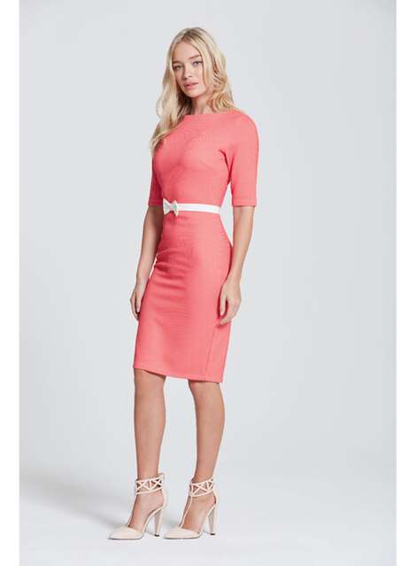 Paper dolls coral outlet dress